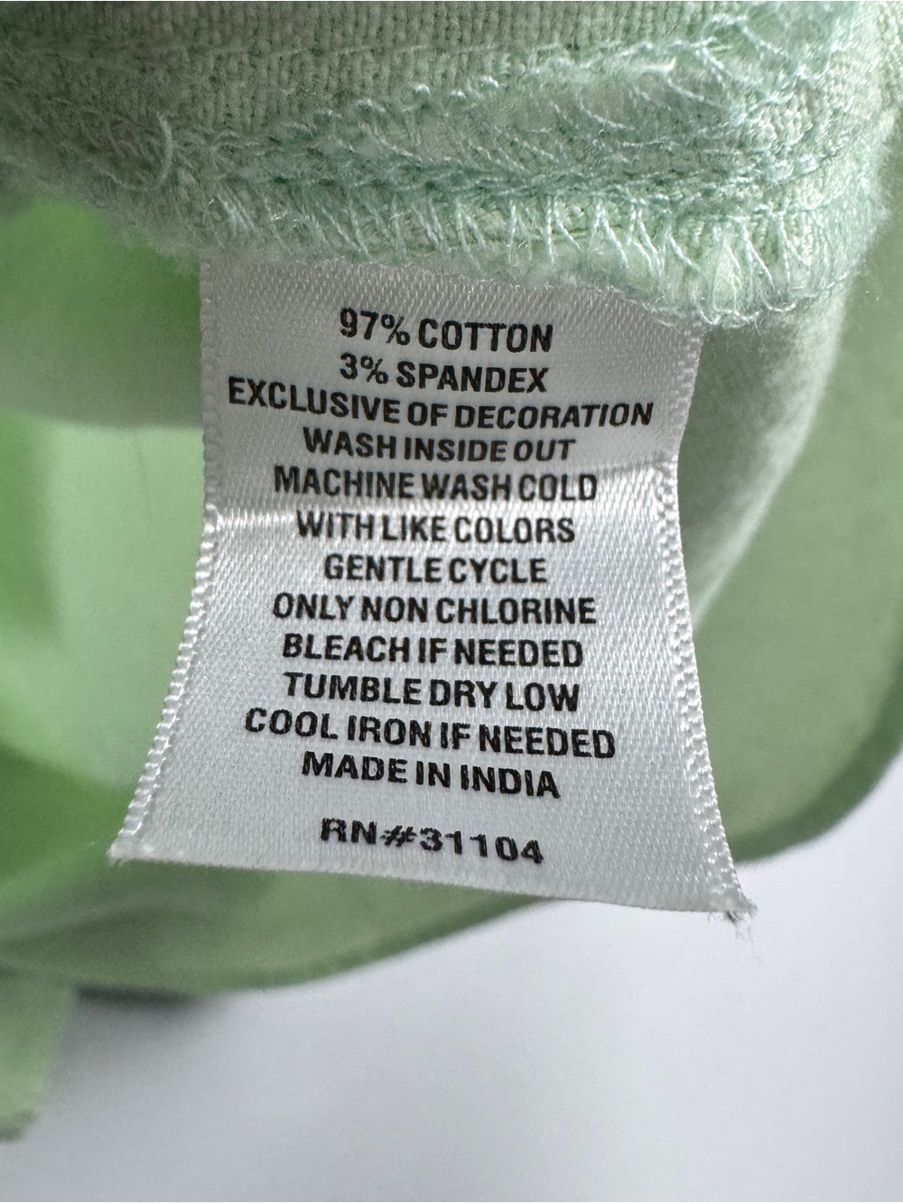 Crown Ivy Button Down Shirt Mens M Medium Light Green Long Sleeve Cotton Blend - Picture 5 of 5